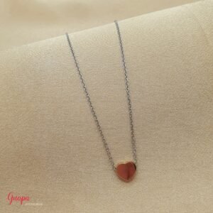 Juego Corazón Acero Goldf & Silver