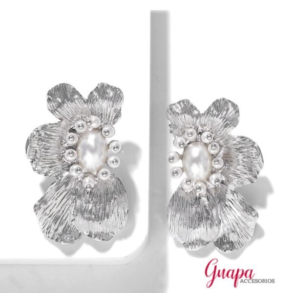 Aretes Maxi Media Flor