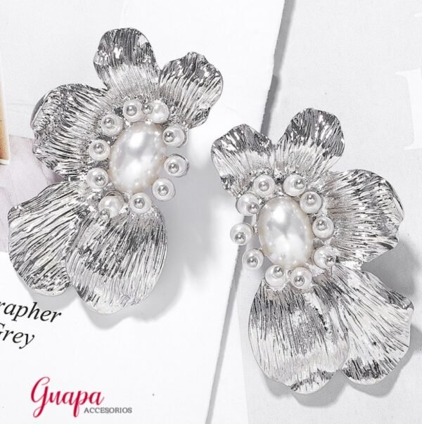 Aretes Maxi Media Flor