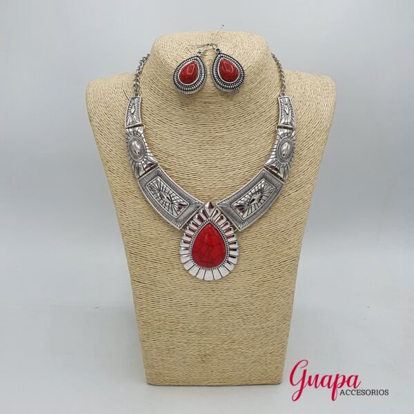 Collar & Aretes Fantasía