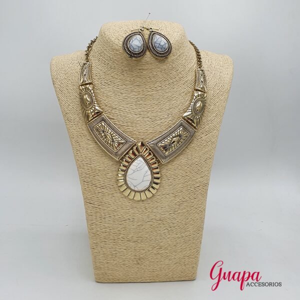 Collar & Aretes Fantasía