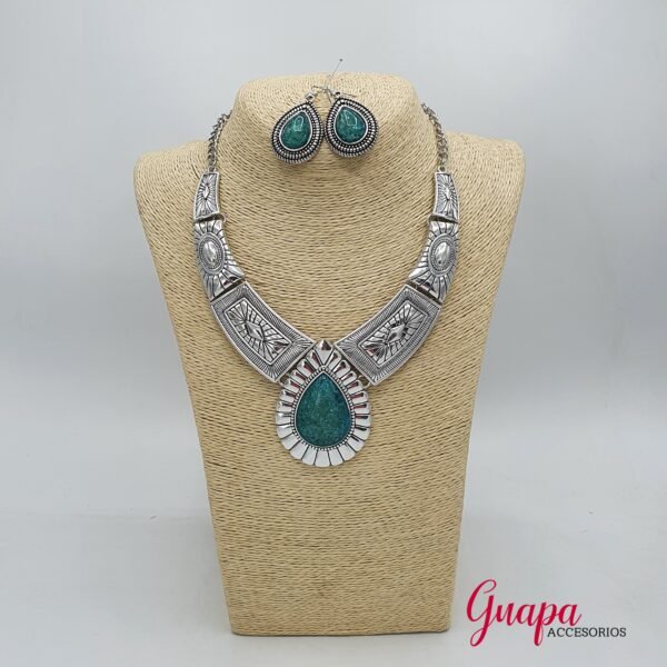 Collar & Aretes Fantasía