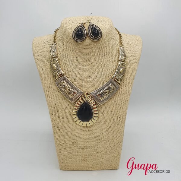 Collar & Aretes Fantasía