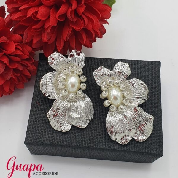Aretes Maxi Media Flor