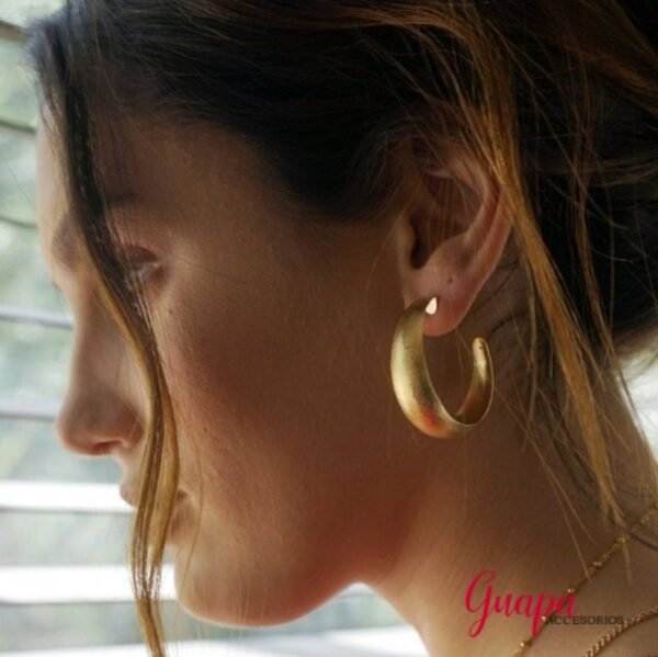 Argollas Wide Acero