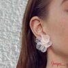 Aretes Acrílicos Flor