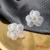 Aretes Acrílicos Flor