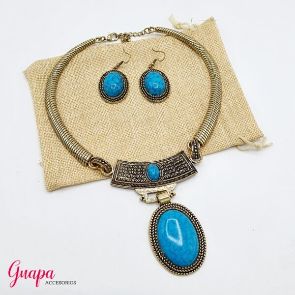 Collar & Aretes Fantasía