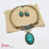 Collar & Aretes Fantasía
