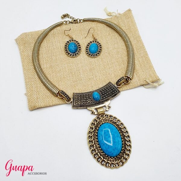 Collar & Aretes Fantasía