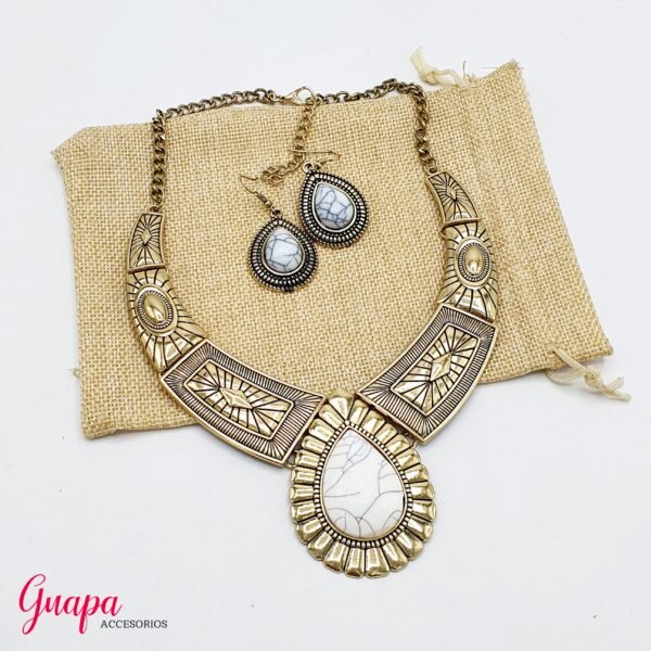 Collar & Aretes Fantasía