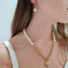 Collar Acero & Perlas