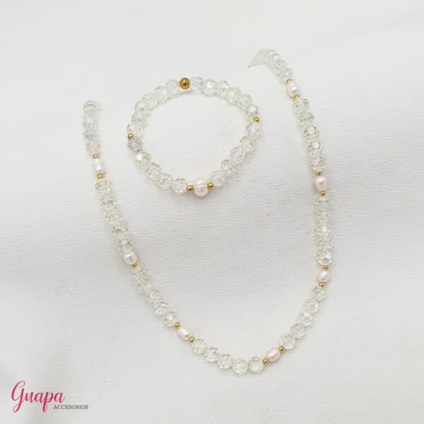Juego Goldfilled Collar & Manilla