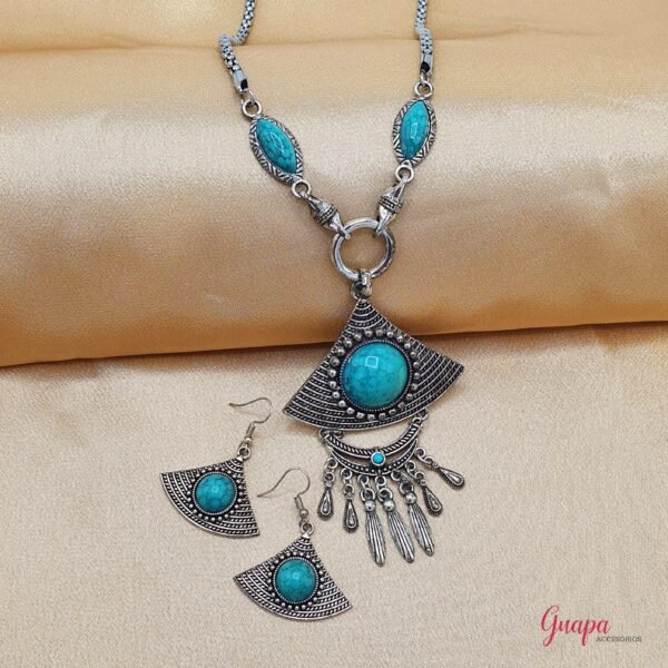Collar & Aretes Fantasía