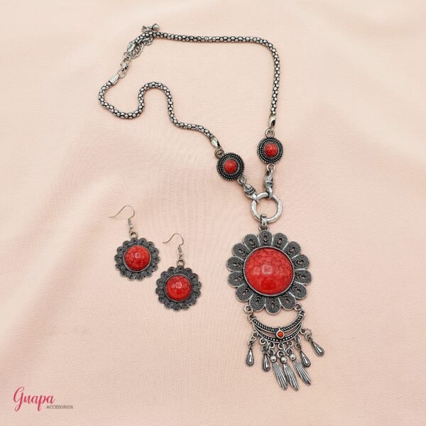 Collar & Aretes Fantasía