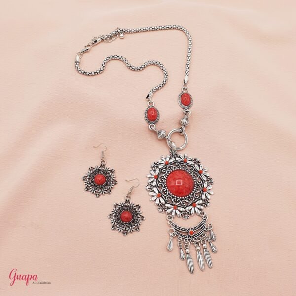 Collar & Aretes Fantasía