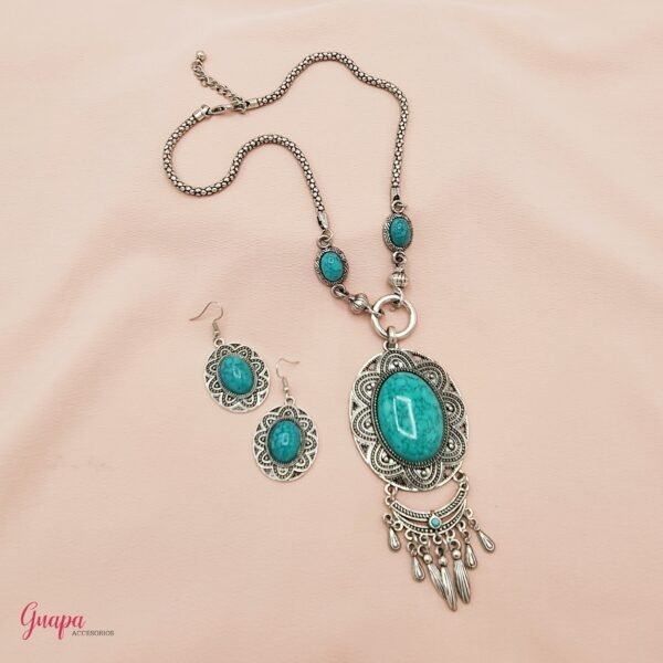 Collar & Aretes Fantasía