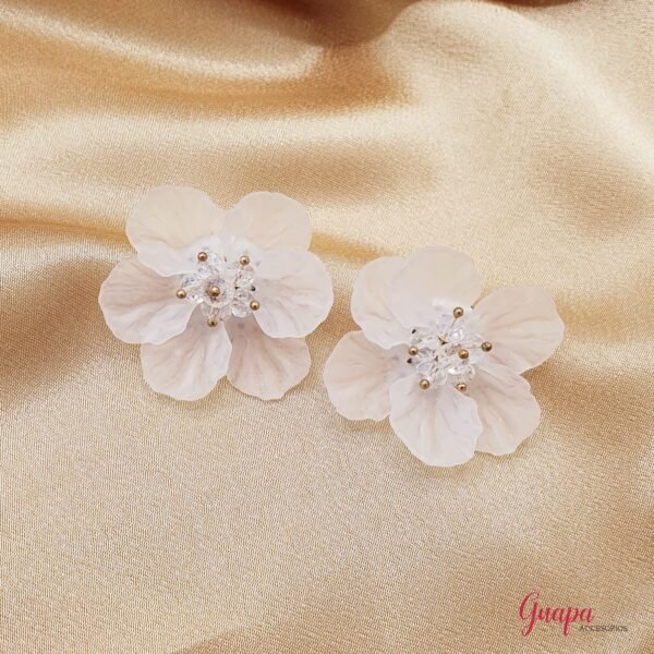 Aretes Acrílicos Flor