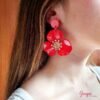 Aretes Acrílicos Flor