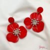 Aretes Acrílicos Flor