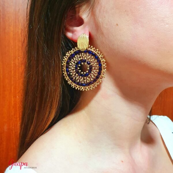 Aretes Goldfilled Tejidos