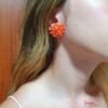 Aretes Topo Tejidos
