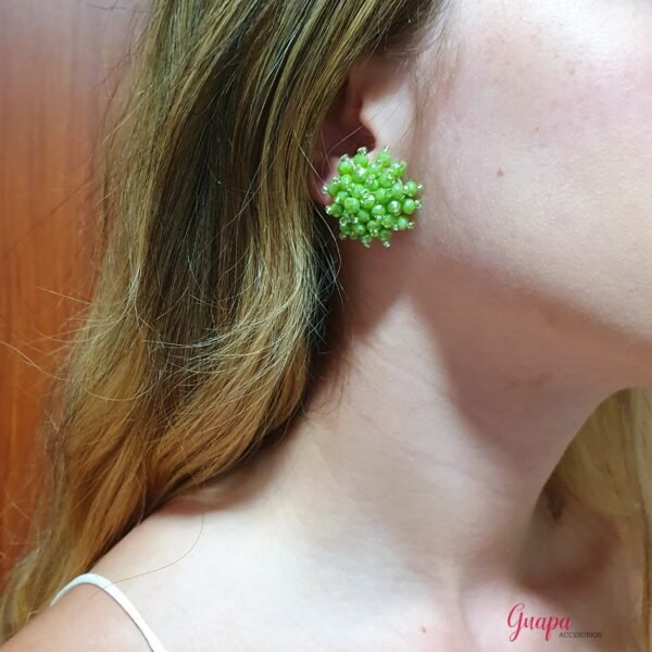 Aretes Topo Tejidos