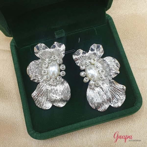 Aretes Maxi Media Flor
