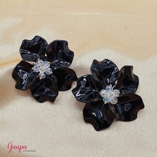 Aretes Acrílicos Maxi Flor