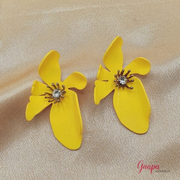 Aretes Acrílicos Flor