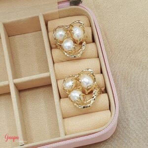 Anillo Ajustable Goldfilled & Perlas de Río