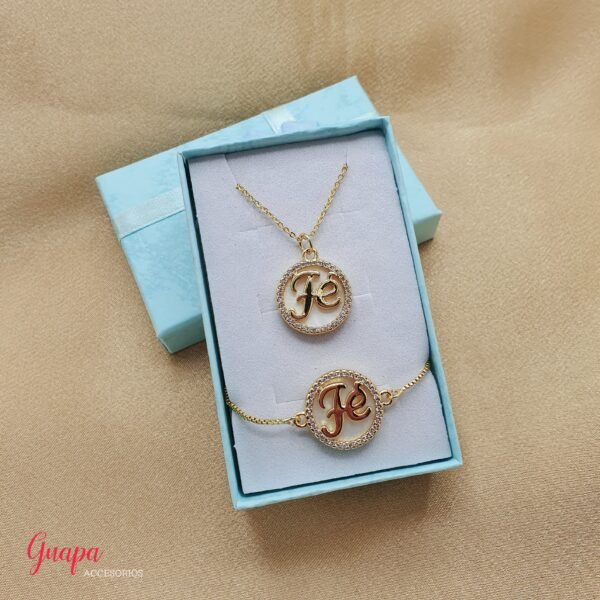 Juego Goldfilled Cadena & Manilla FE
