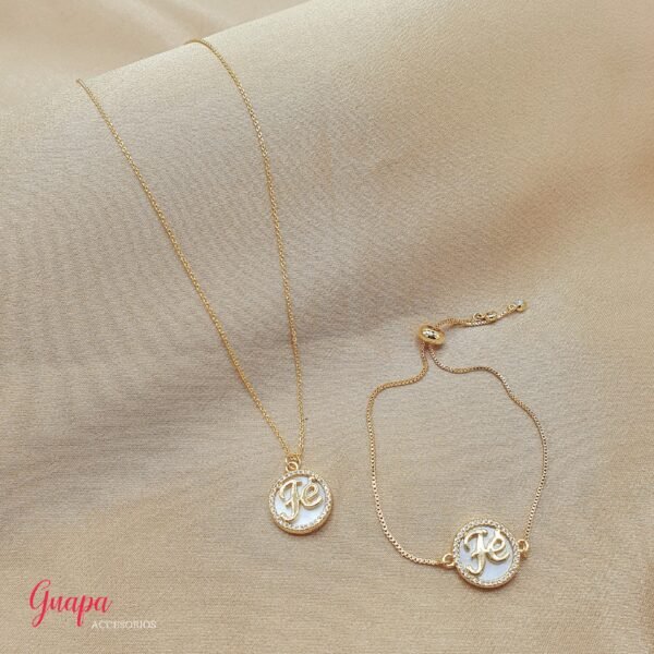 Juego Goldfilled Cadena & Manilla FE