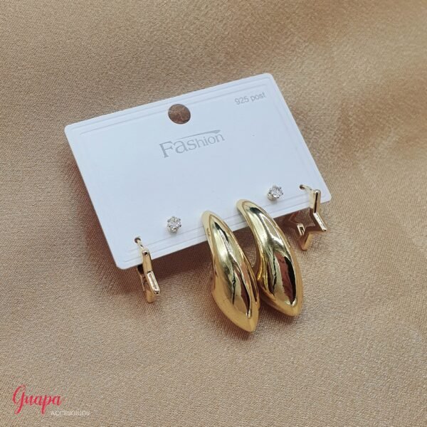 Aretes Goldfilled Set