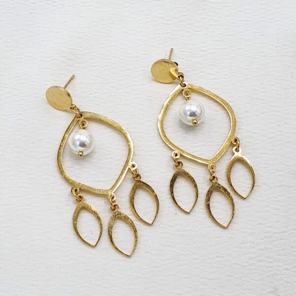Aretes Acero & Perla