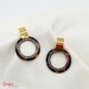 Aretes Acero Animal Print