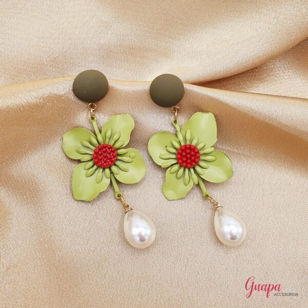 Aretes Flor