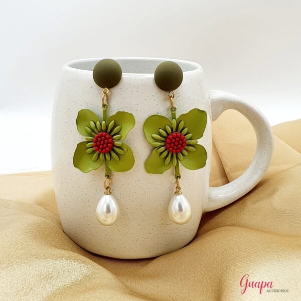 Aretes Flor