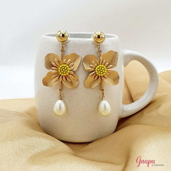 Aretes Flor