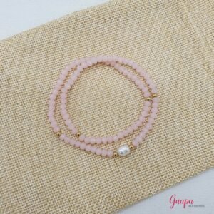 Manilla 2 en 1 Goldfilled & Cristales