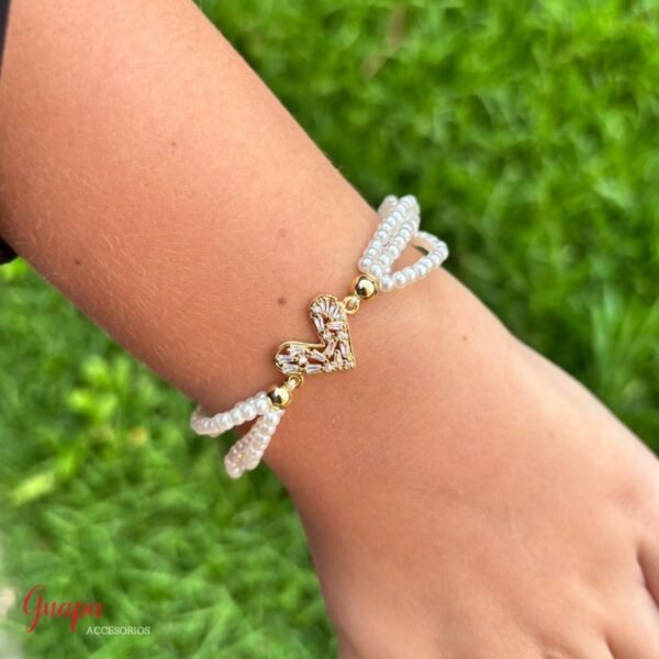 Manilla Ajustable Goldfilled & Perlas