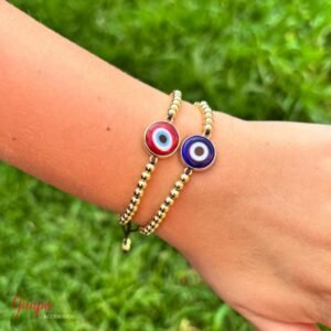Manillas Ajustables Goldfilled Ojo Turco