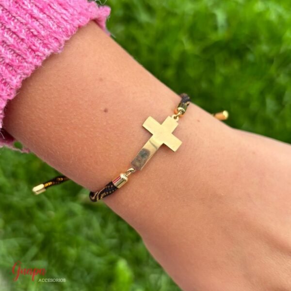 Manilla Ajustable Goldfilled & Cruz