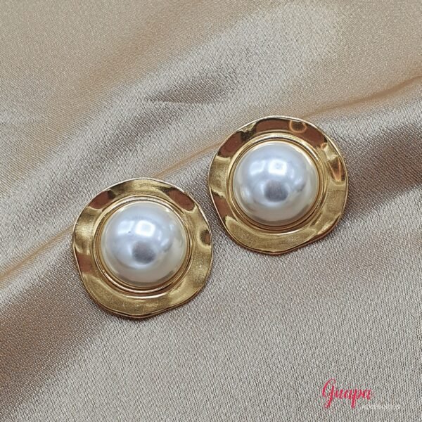 Aretes Acero & Perla