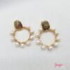 Aretes Goldfilled & Perlas de Río