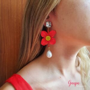 Aretes Flor