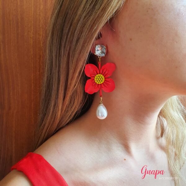 Aretes Flor