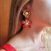 Aretes Fiesta Flor