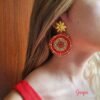 Aretes Bronce Tejidos