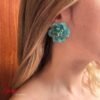 Aretes Acrílicos Flor